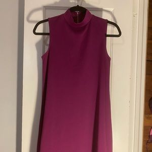The Limited Fuchsia Mock Neck Dress